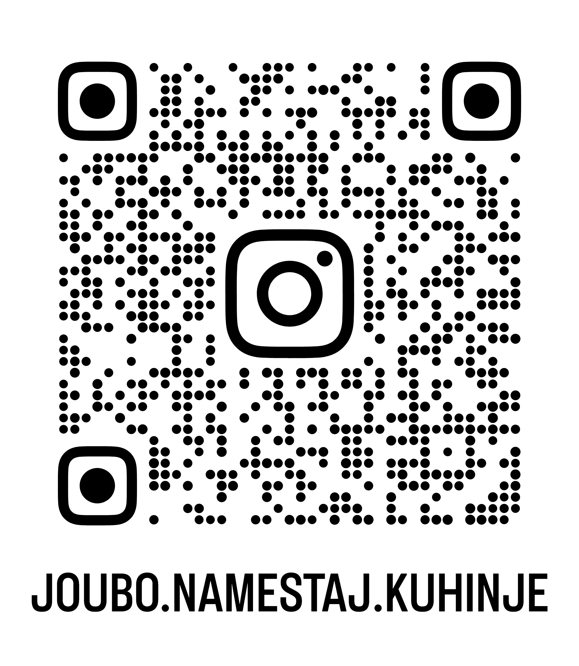 QR kod — JOUBO Instagram
