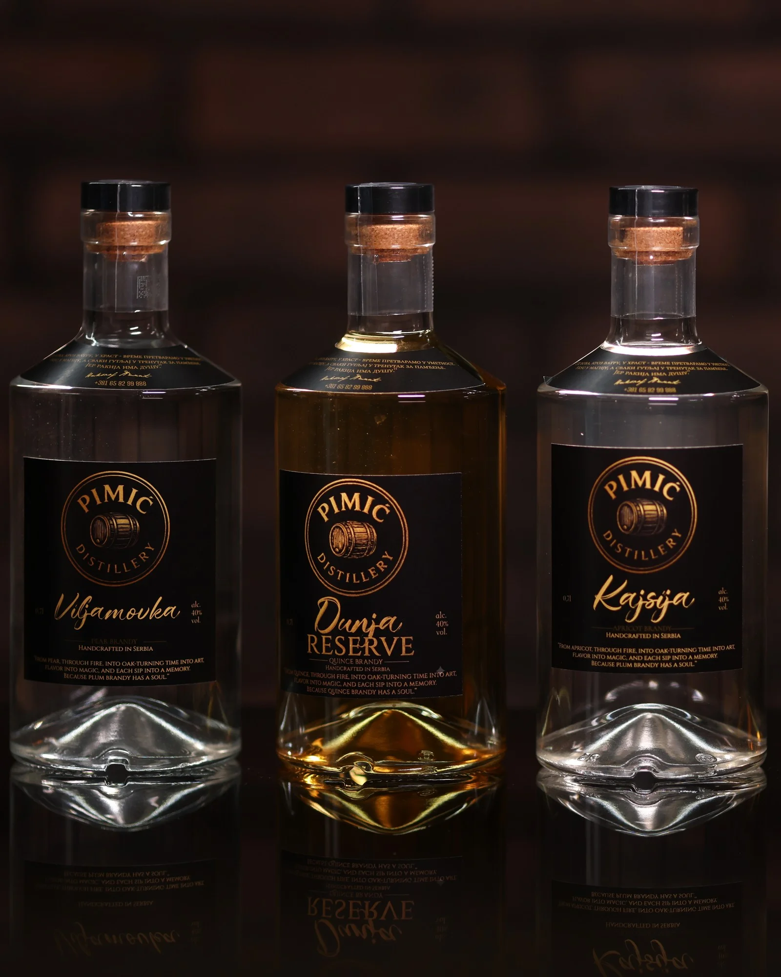 Quince, apricot and pear rakija